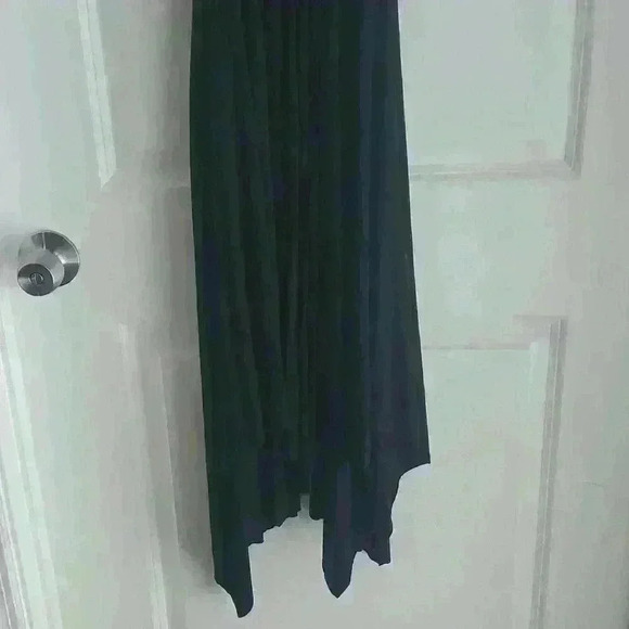 Black TART Halter Deep V dress. SZ XS. - Picture 3 of 7